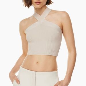 Aritzia Babaton Women’s Sculpt Knit Criss Cross Tank